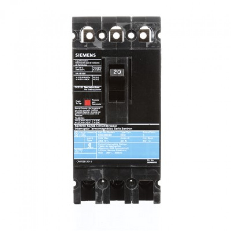 ED23B020 Автоматический выключатель Siemens ED2 3P 240В 20А