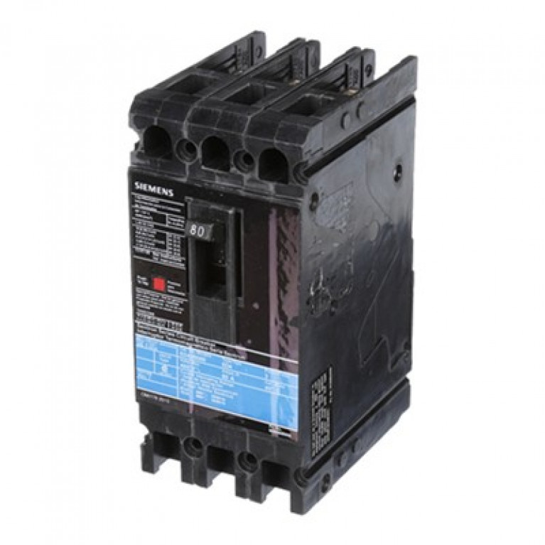 ED43B080L Автоматический выключатель Siemens ED4 3P 480V 80A LUG
