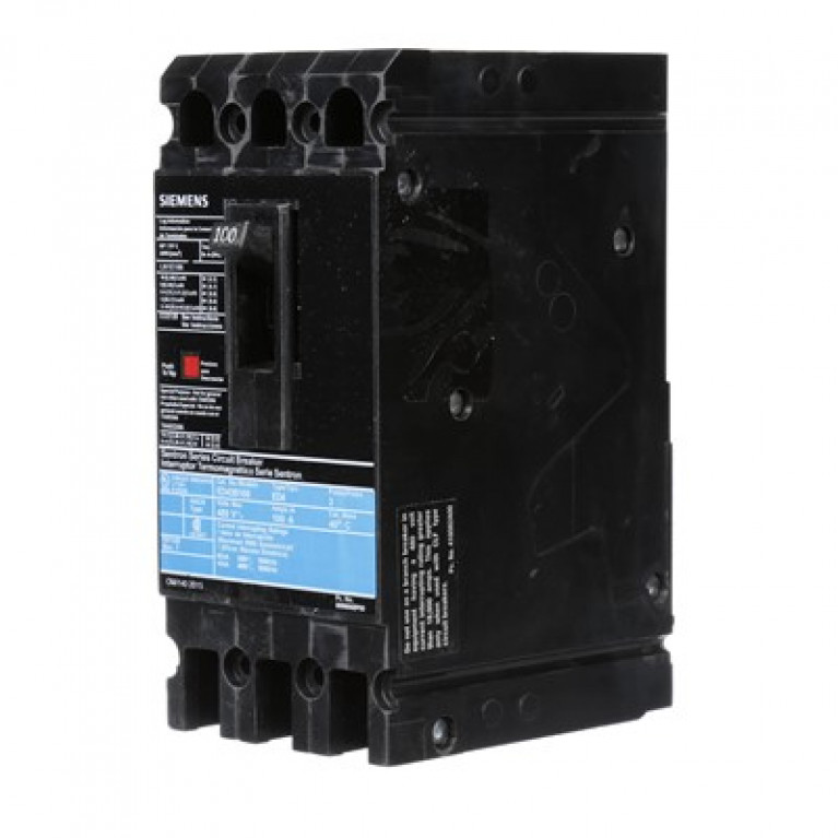 ED43B100L Автоматический выключатель Siemens ED4 3P 480V 100A LUG