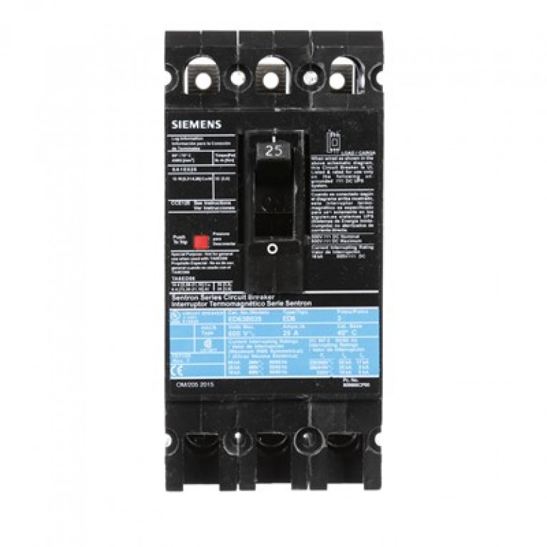 ED63B025 Автоматический выключатель Siemens ED6 3P 600В 25А