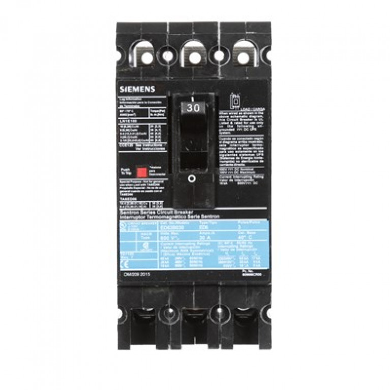 ED63B030 Автоматический выключатель Siemens ED6 3P 600В 30А