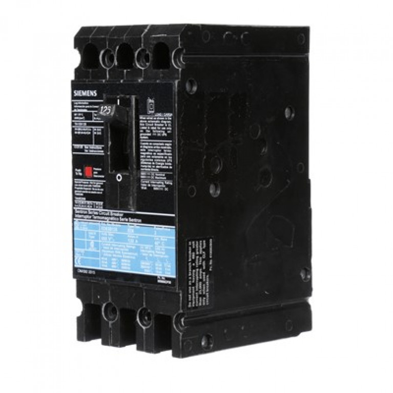 ED63B125L Автоматический выключатель Siemens ED6 3P 600V 125A LUG