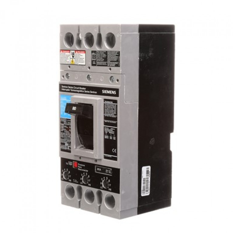 FXD63B080 Автоматический выключатель Siemens FD6 3P 600В 80А FX