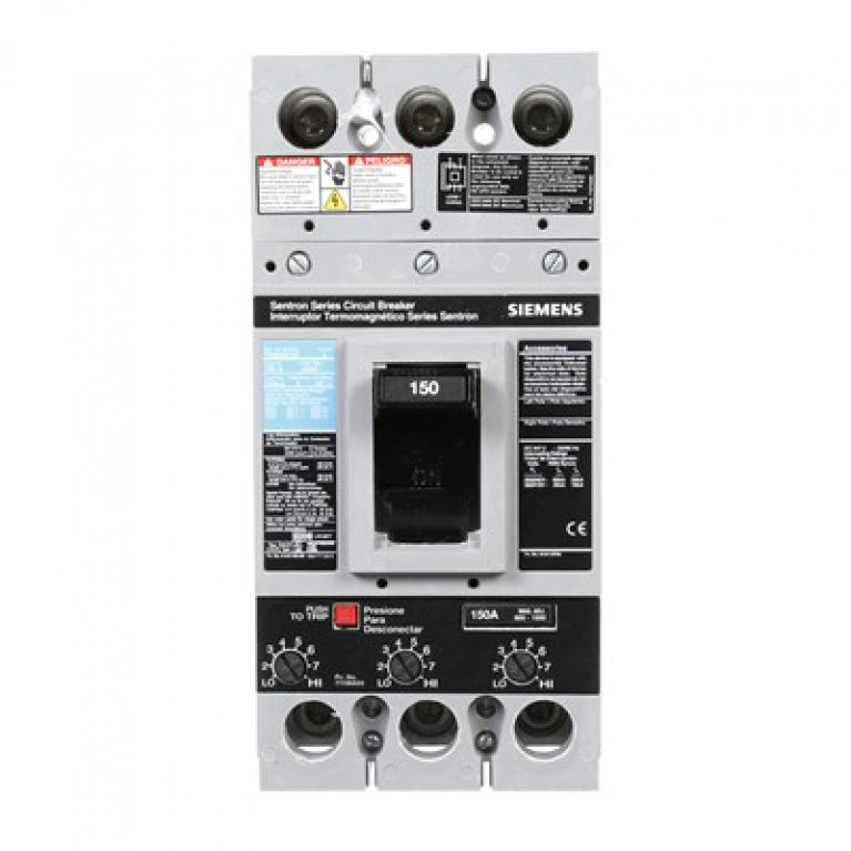 FXD63B150L Автоматический выключатель Siemens FD6 3P 600В 150А FX LUG