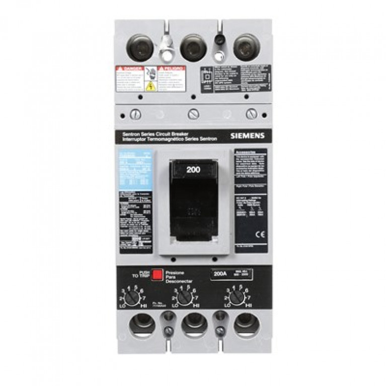 FXD63B200L Автоматический выключатель Siemens FD6 3P 600В 200А FX LUG