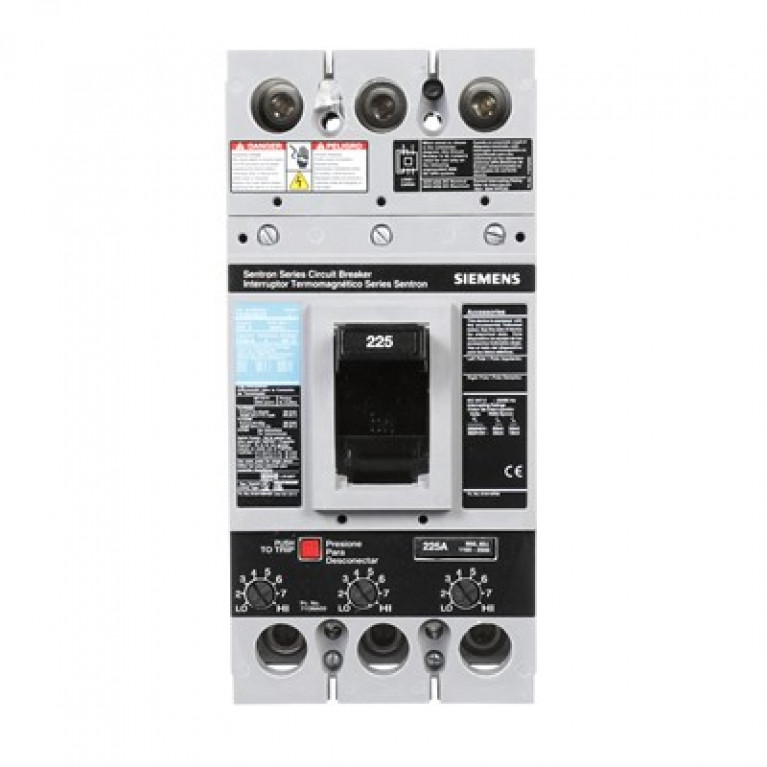 FXD63B225L Автоматический выключатель Siemens FD6 3P 600V 225A FX LUG