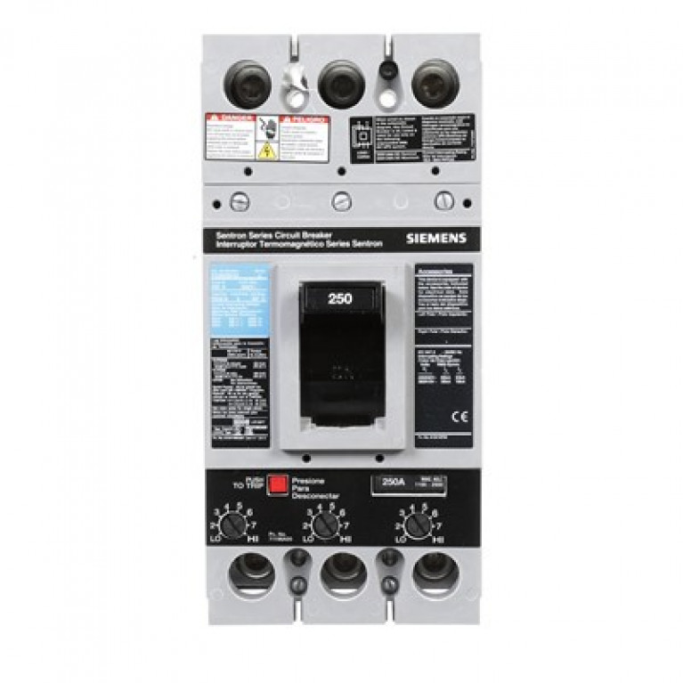 FXD63B250L Автоматический выключатель Siemens FD6 3P 600В 250А FX LUG