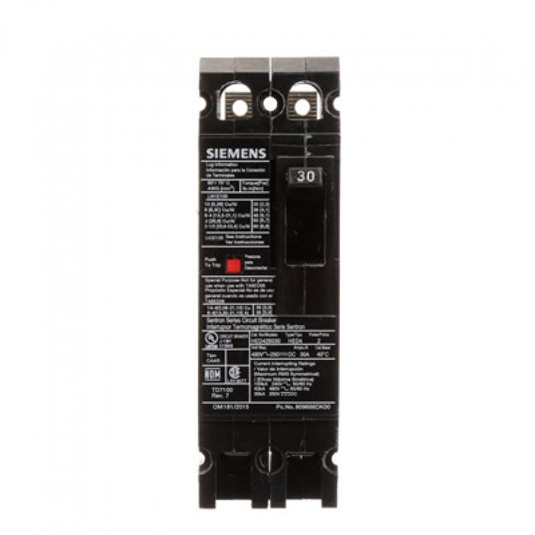 Siemens HED42B030 - Siemens BRKR HED4 2П 480В 30А