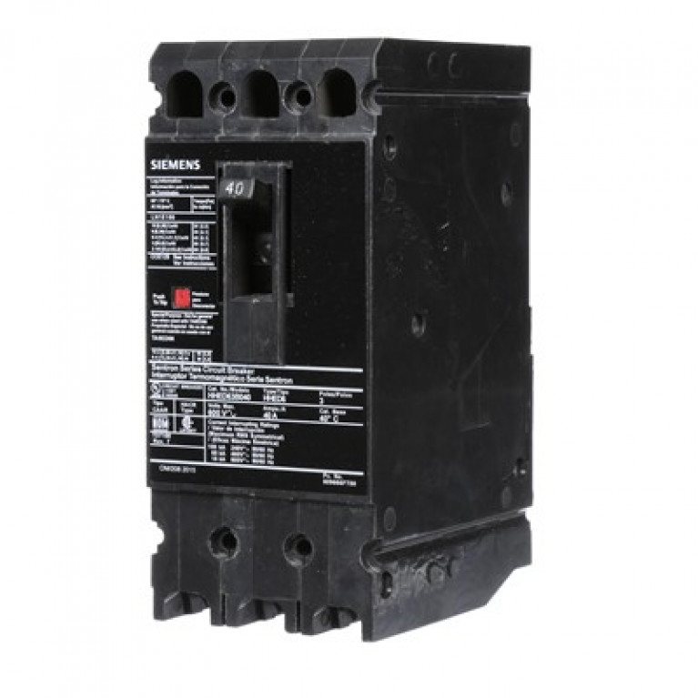 Siemens HHED63B040L - Siemens BRKR HHED6 3P 600V 40A LUG