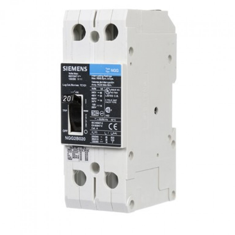 Siemens NGG2B020L - Siemens BRKR NGG 20A 2P 480V 25K НАКОНЕЧНИКИ
