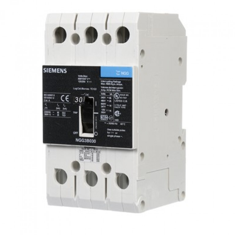 Siemens NGG3B030L - Siemens BRKR NGG 30A 3P 480V 25K НАКОНЕЧНИКИ