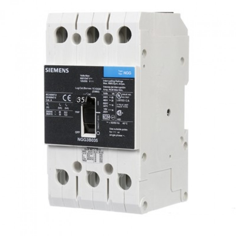 Siemens NGG3B035L - Siemens BRKR NGG 35A 3P 480V 25K НАКОНЕЧНИКИ