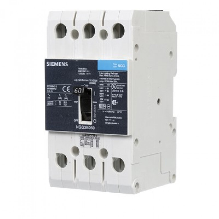 Siemens NGG3B060L - Siemens BRKR NGG 60A 3P 480V 25K НАКОНЕЧНИКИ