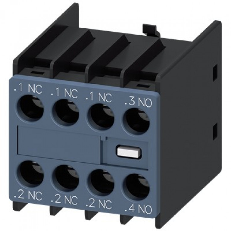 3RH29111HA13 Siemens AUX ПЕРЕКЛЮЧАТЕЛЬ 1НО+3НЗ ДЛЯ Винт S00