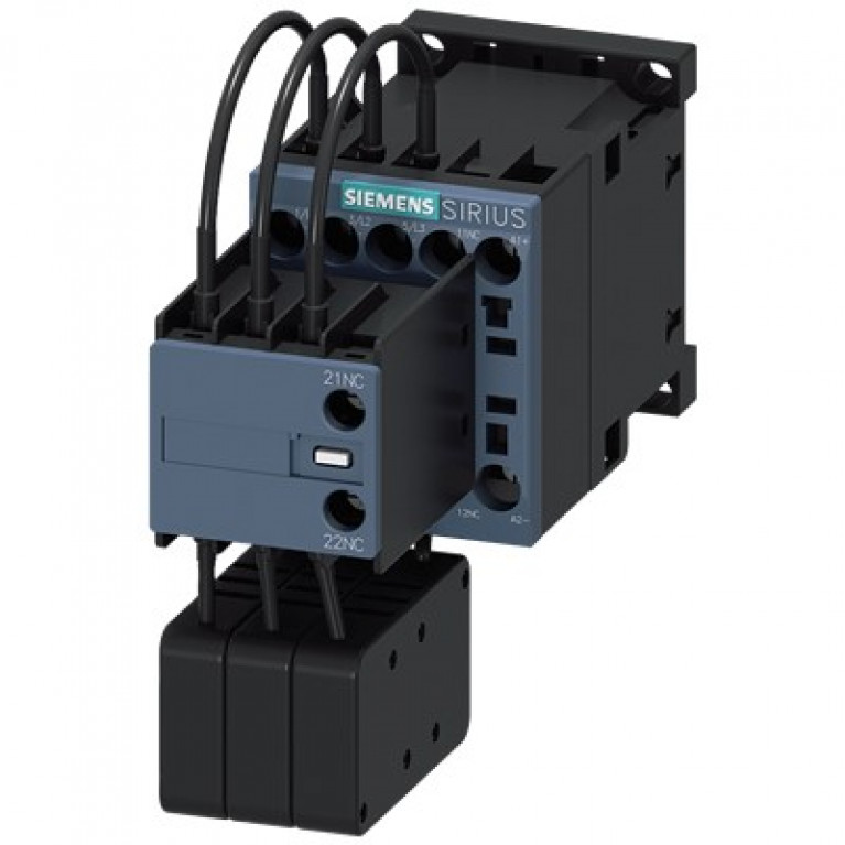 3RT26171BB45 Контактор Siemens CAP 12,5 квар 2НЗ 24 В постоянного тока