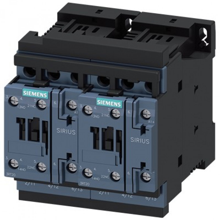 3RA23248XB301BB4 Контактор Siemens REV S0 12A 24VDC SCRW