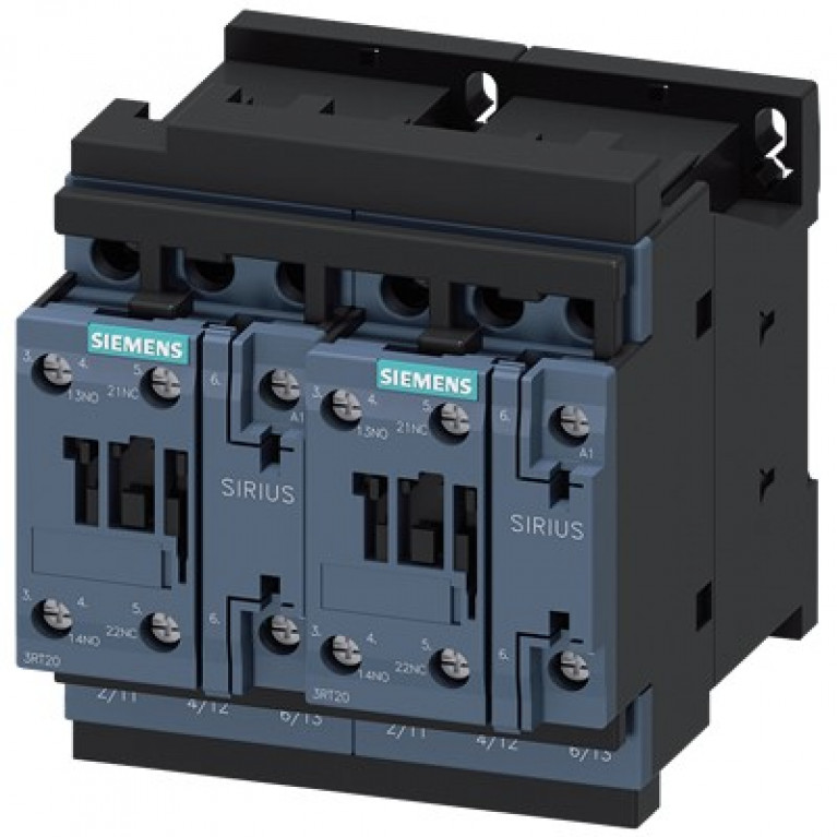 3RA23258XB301AC2 Контактор Siemens REV S0 16A 24VAC SCRW