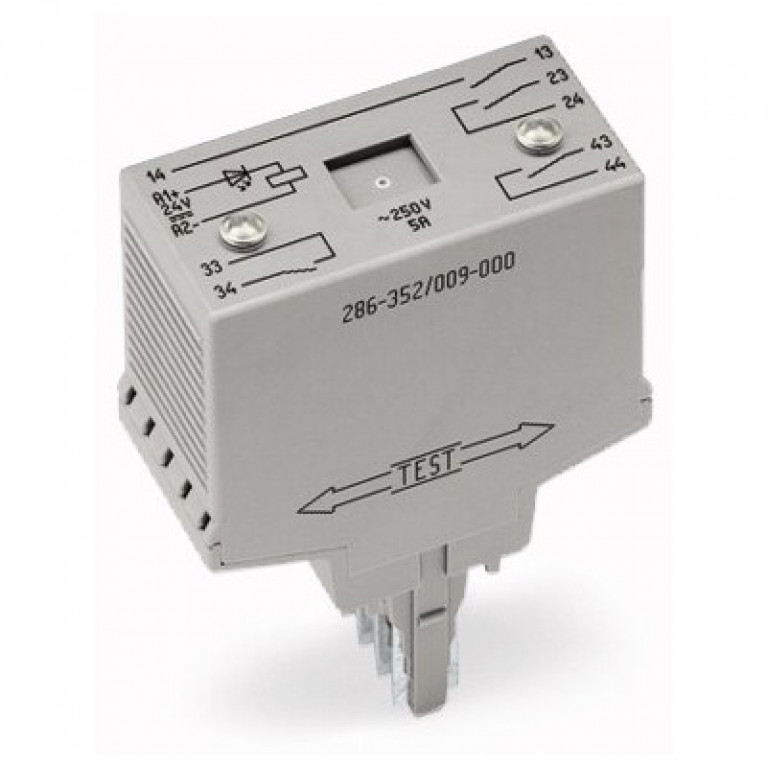 286-352/004-000 ПЕРЕКЛЮЧАЮЩЕЕ РЕЛЕ WAGO MOD 24 В постоянного тока -30/25% В