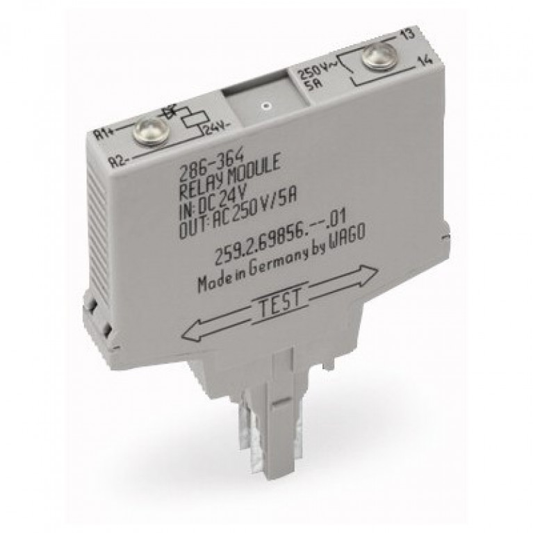 286-364/004-000 ПЕРЕКЛЮЧАЮЩЕЕ РЕЛЕ WAGO MOD 24 В постоянного тока -30% +25