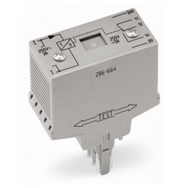 286-664 WAGO AC CURRENT FLOW MONT MOD
