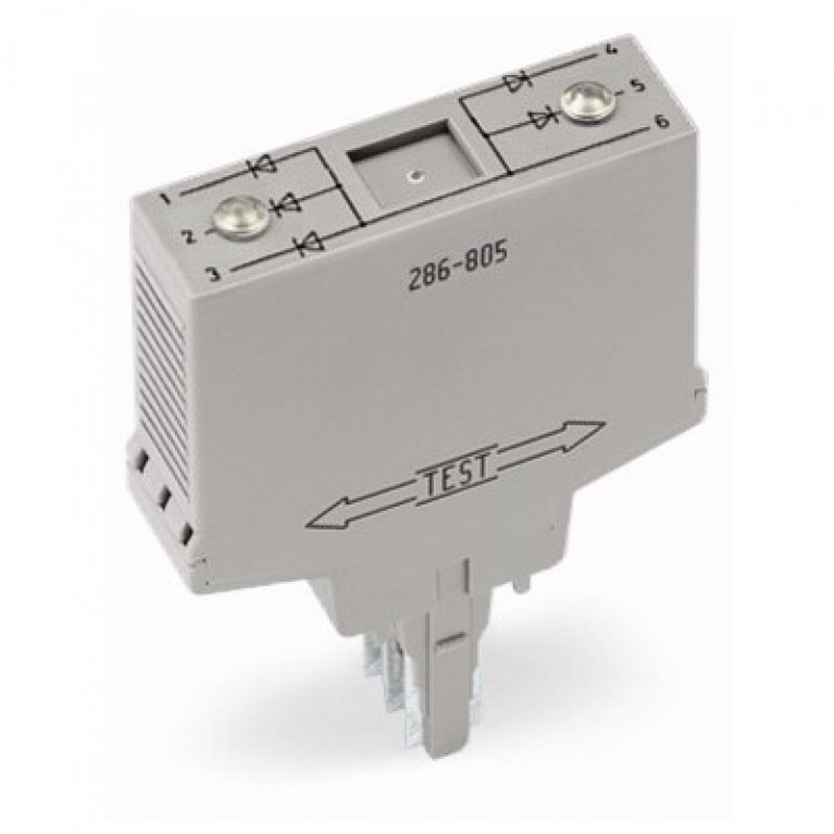 286-805 МОДУЛЬ ДИОДНЫХ ЗАТВОРОВ WAGO 5