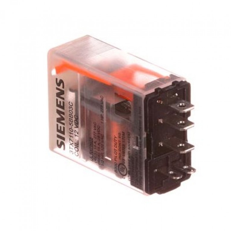 3TX71105BB03C ВСТАВНОЕ РЕЛЕ Siemens, SPDT, 15 А, 12 В постоянного тока