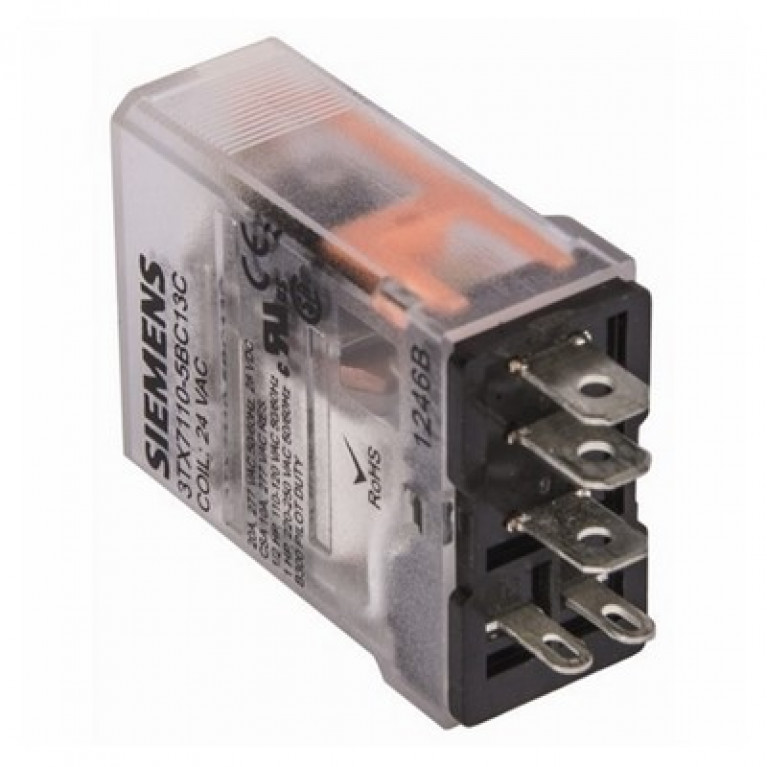 3TX71105BC13C ВСТАВНОЕ РЕЛЕ Siemens, SPDT, 15 А, 24 В переменного тока