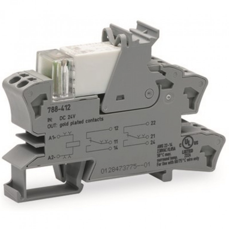 788-615 WAGO РЕЛЕ РОЗЕТКА AC 115V С РЕЛЕ И INDI