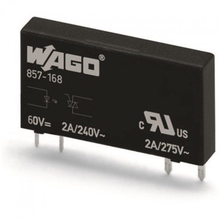 857-168 ТВЕРДОТЕЛЬНЫЕ РЕЛЕ WAGO 60 В постоянного тока 1A.OPTOCO