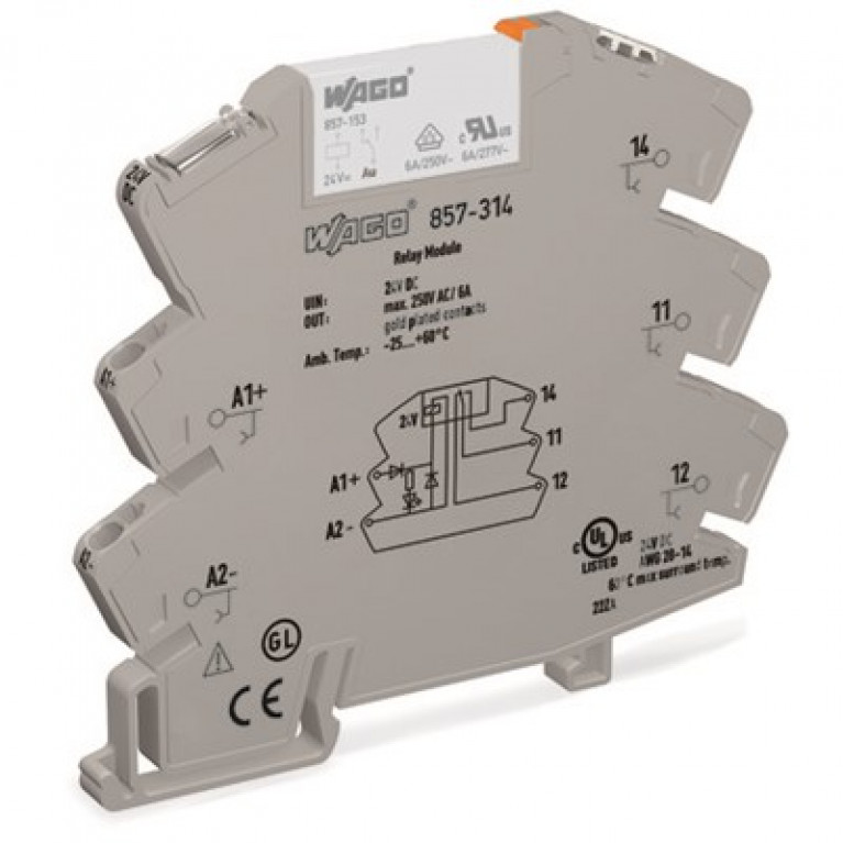 857-314 WAGO ELEC TRM БЛК С МИНИ-ПЕРЕКЛЮЧАТЕЛЕМ G