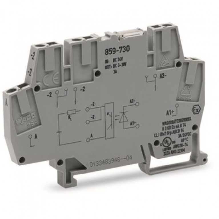 859-730 WAGO OPTOC 6MM 24/3-30VDC 3A 2LEITER