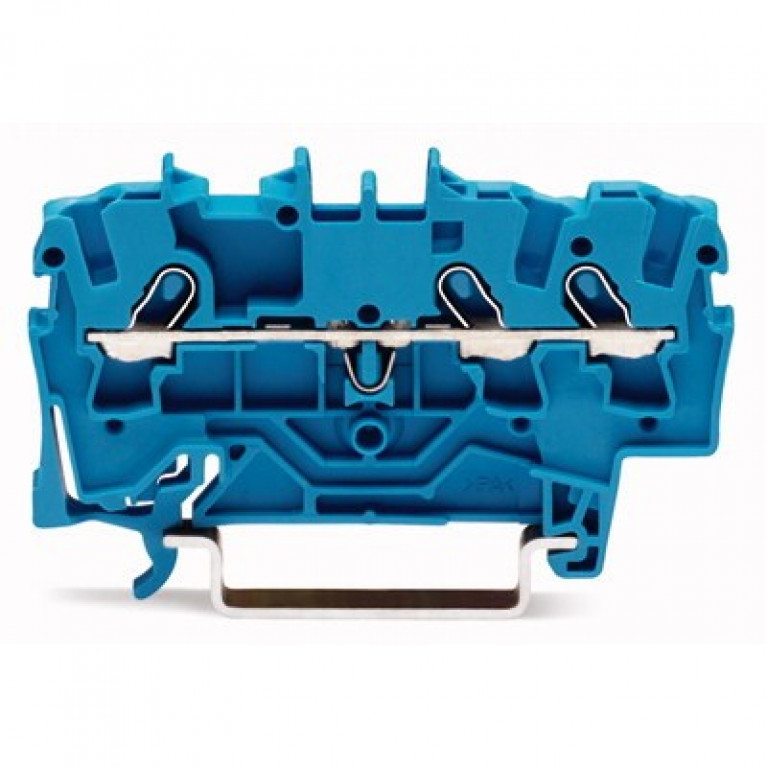2001-1304 Клеммные колодки с пружинными зажимами WAGO Blue Push-in