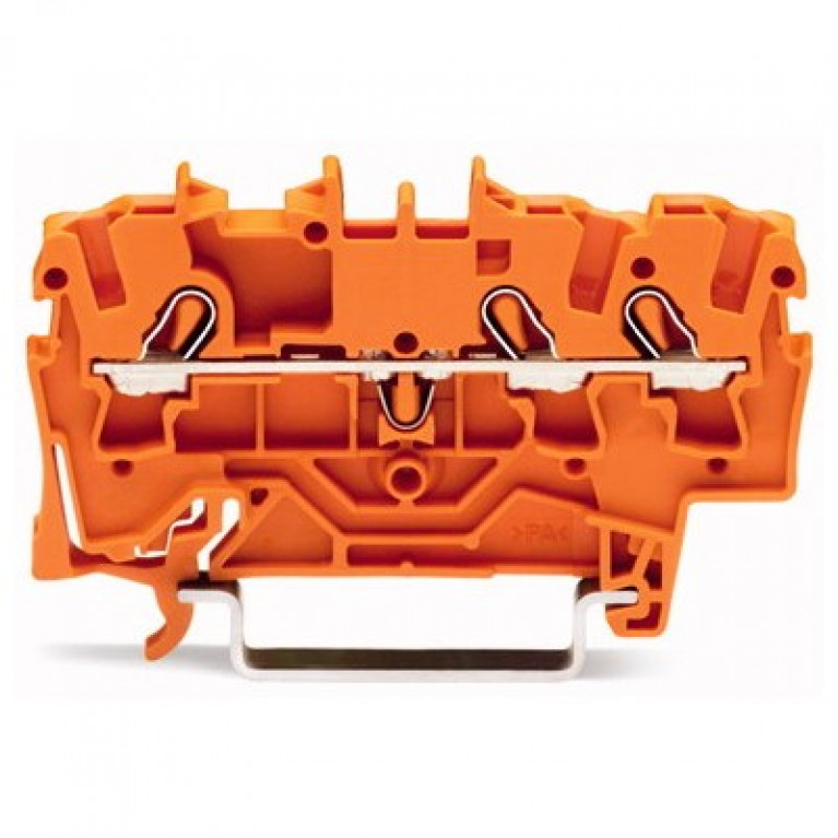 2002-1302 Клеммные колодки WAGO Orange с вставными пружинными зажимами