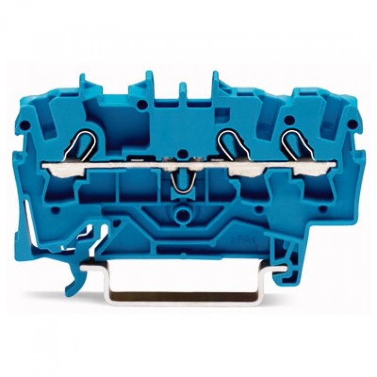 2002-1304 Клеммные колодки с зажимами WAGO Blue Push-in