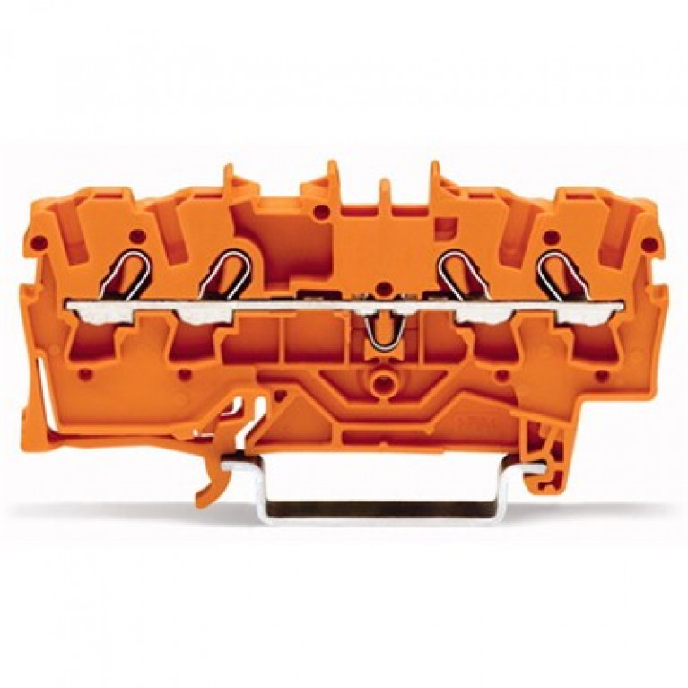 2002-1402 Клеммные колодки WAGO Orange с вставными пружинными зажимами