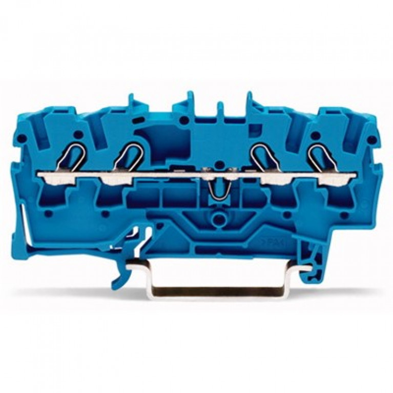 2002-1404 Клеммные колодки с зажимами WAGO Blue Push-in