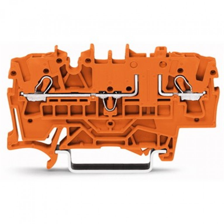 2002-1672 Клеммные колодки WAGO Orange с вставными пружинными зажимами