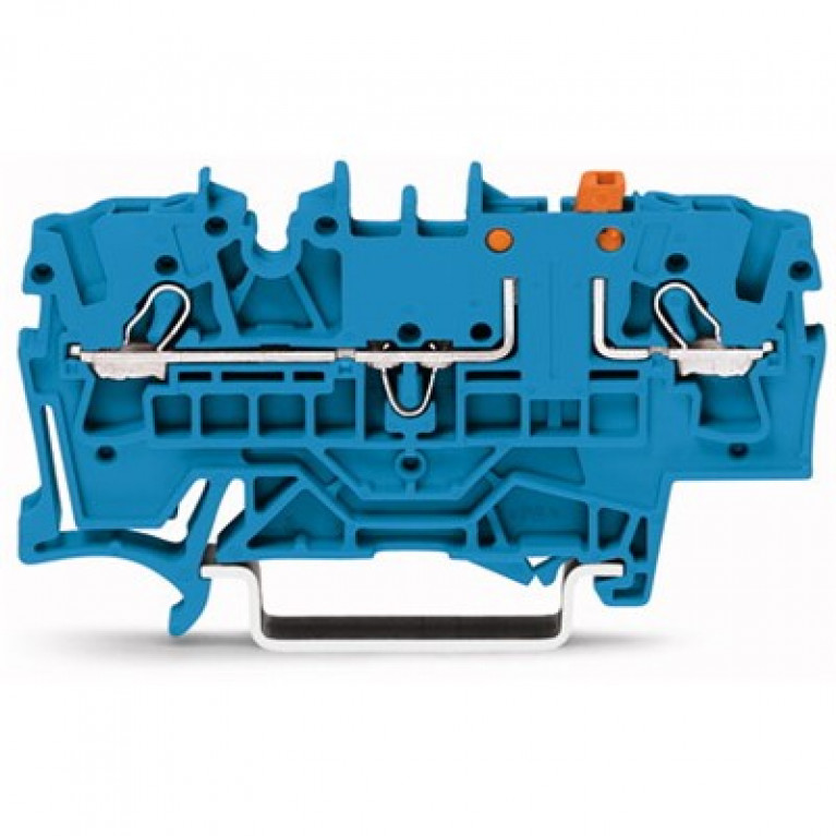 2002-1674 Клеммные колодки с зажимами WAGO Blue Push-in