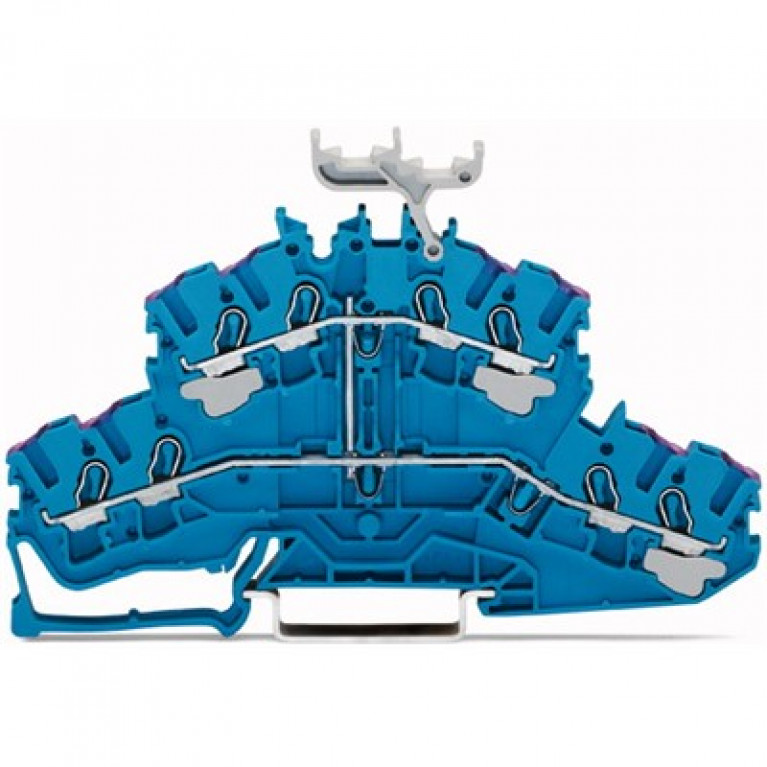 2002-2439 Клеммные колодки с пружинными зажимами WAGO Blue Push-in