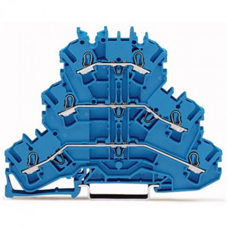 2002-3204 Клеммные колодки с пружинными зажимами WAGO Blue Push-in