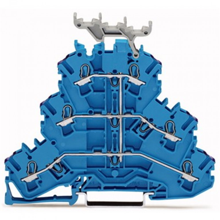 2002-3239 Клеммные колодки с пружинными зажимами WAGO Blue Push-in