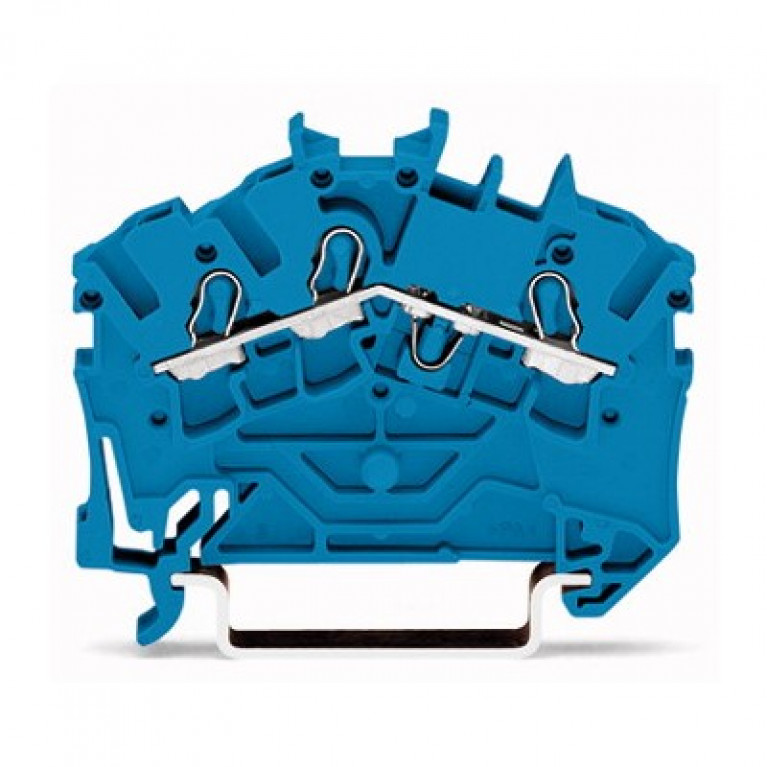 2002-6304 Клеммные колодки с пружинными зажимами WAGO Blue Push-in