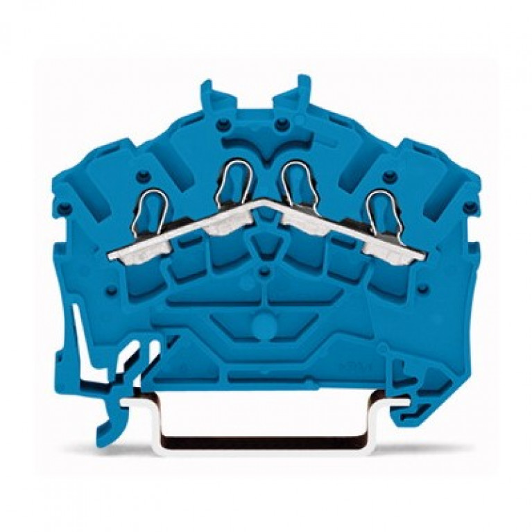 2002-6404 Клеммные колодки с зажимами WAGO Blue Push-in