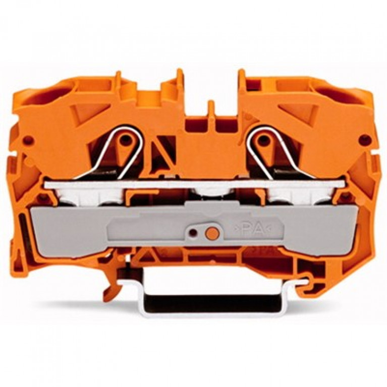 2010-1202 Клеммные колодки WAGO Orange с вставными пружинными зажимами