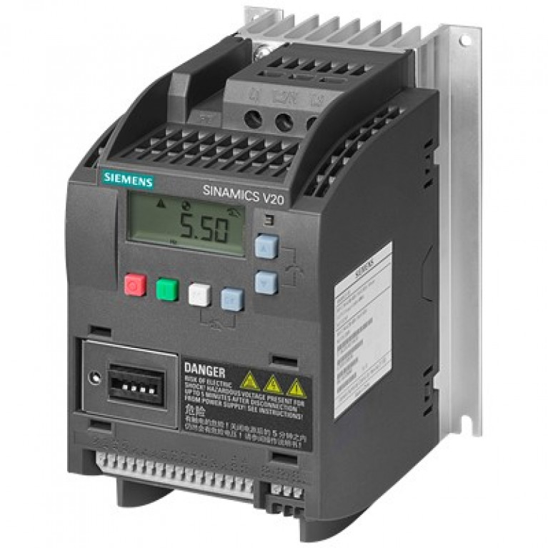 6SL32105BE155CV0 Siemens SINAMICS V20, 3AC400V 0,55 кВт ФИЛЬТР C3