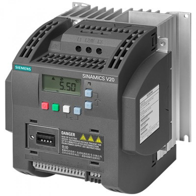 6SL32105BE240UV0 Siemens SINAMICS V20, 3AC400V 4,0 кВт НЕФИЛЬТРИРОВАННЫЙ
