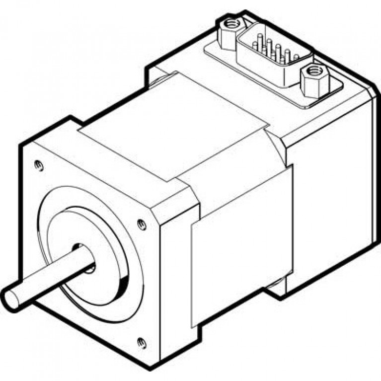 EMMS-ST-42-S-S-G2 Шаговый двигатель Festo 42 мм