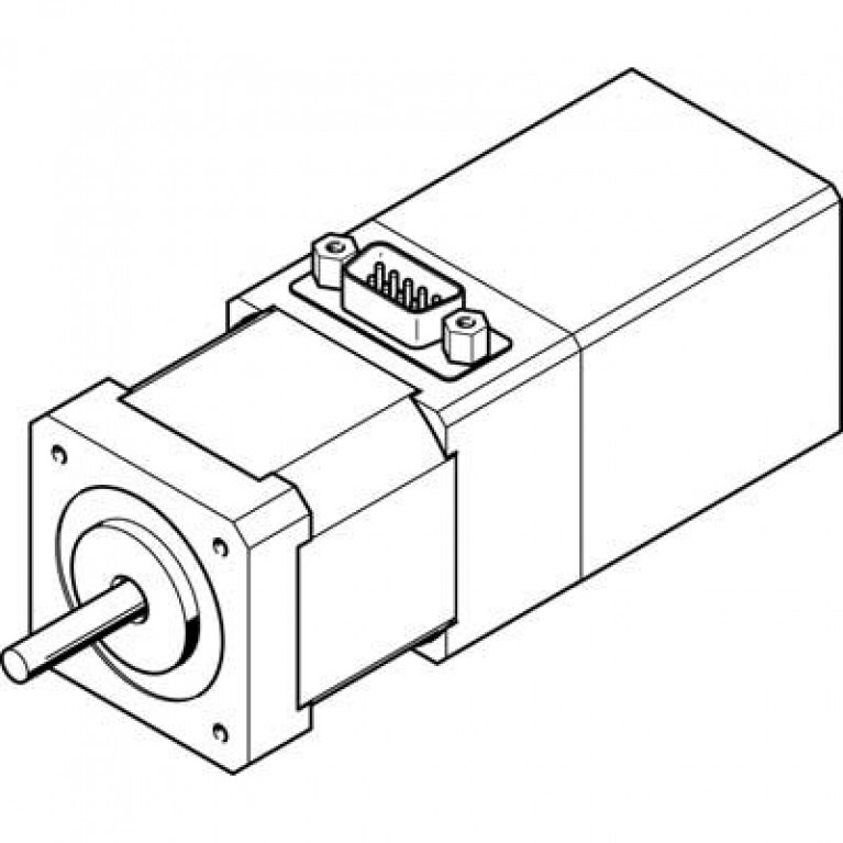 EMMS-ST-42-S-SB-G2 Шаговый двигатель Festo 42 мм