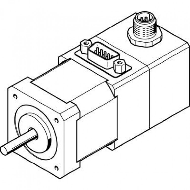 EMMS-ST-42-S-SE-G2 Шаговый двигатель Festo 42 мм