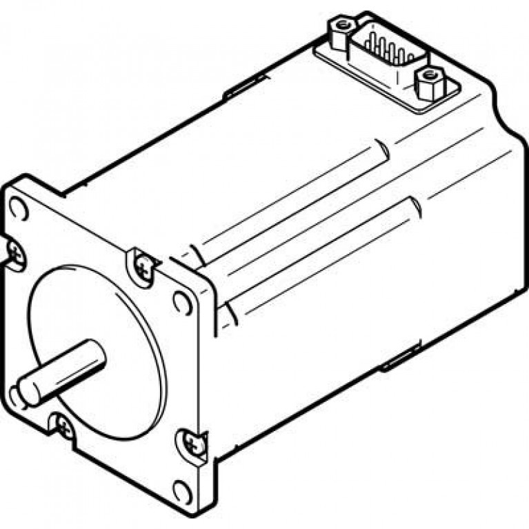 EMMS-ST-57-M-S-G2 Шаговый двигатель Festo 57 мм
